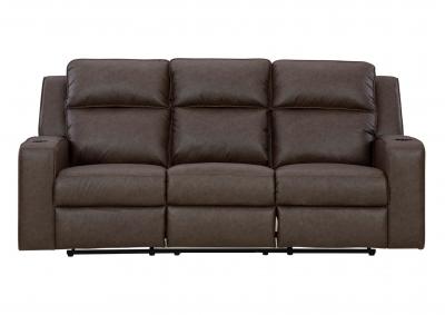 LAVENHORNE GRANITE RECLINING SOFA WITH DROP DOWN TABLE