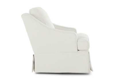 AYLA SIMPLY WHITE SWIVEL GLIDER,BEST CHAIRS INC