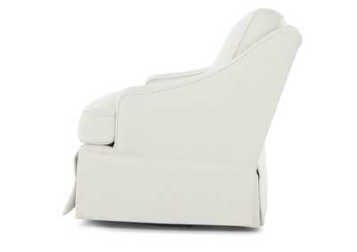 AYLA SIMPLY WHITE SWIVEL GLIDER,BEST CHAIRS INC