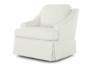 AYLA SIMPLY WHITE SWIVEL GLIDER,BEST CHAIRS INC