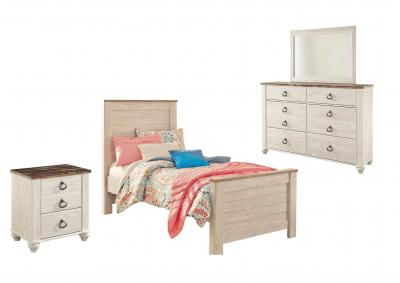Image for WILLOWTON TWIN BEDROOM SET