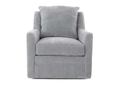 Image for AUBREY CHAMBRAY PILLOW BACK SWIVEL CHAIR