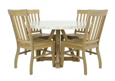 LAKEVIEW 5 PIECE ROUND DINING SET,ELEMENTS INTERNATIONAL GROUP, LLC