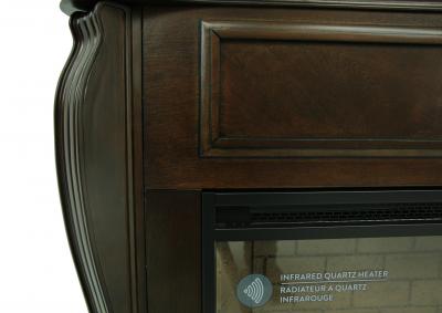 JAYDEN CHERRY FIREPLACE WITH INSERT,KITH FURNITURE