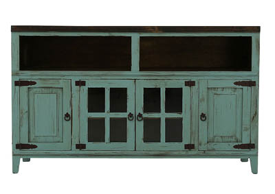 Image for LAWMAN TURQUOISE 60" MEDIA CONSOLE