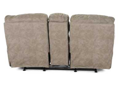 STETSON FOG RECLINING LOVESEAT WITH CONSOLE,HOMESTRETCH