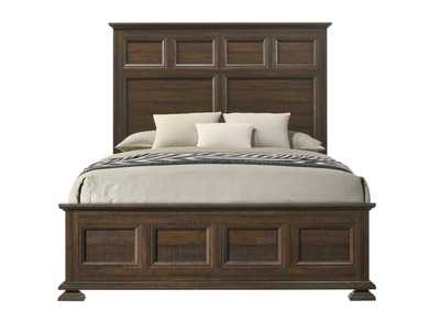 Image for MOSSBERG RUSTIC OAK QUEEN BED
