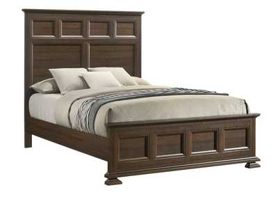 MOSSBERG RUSTIC OAK QUEEN BED,LIFESTYLE FURNITURE