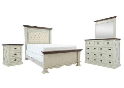 FIFTH AVENUE TWO TONE QUEEN BEDROOM SET,ARDENT HOME