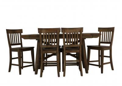 RIVERDALE 7 PIECE COUNTER HEIGHT DINING SET,STEVE SILVER COMPANY