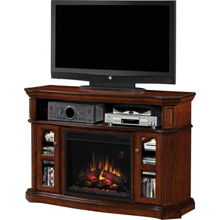 Cocoa Fireplace Mantel with2 side doors