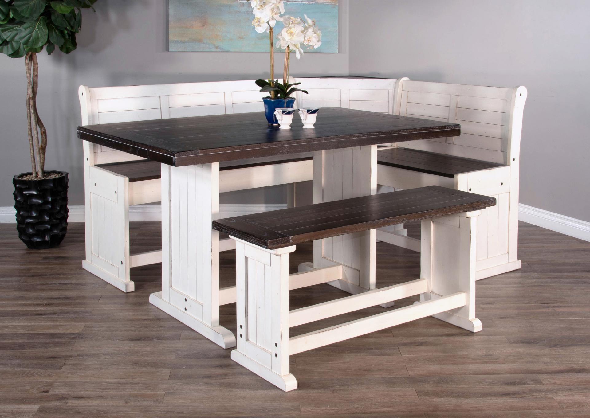 Carriage House Counter Height Corner Breakfast Nook with Storage