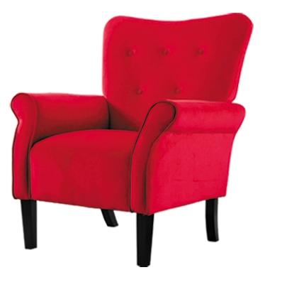 Red Accent CHair Jenny