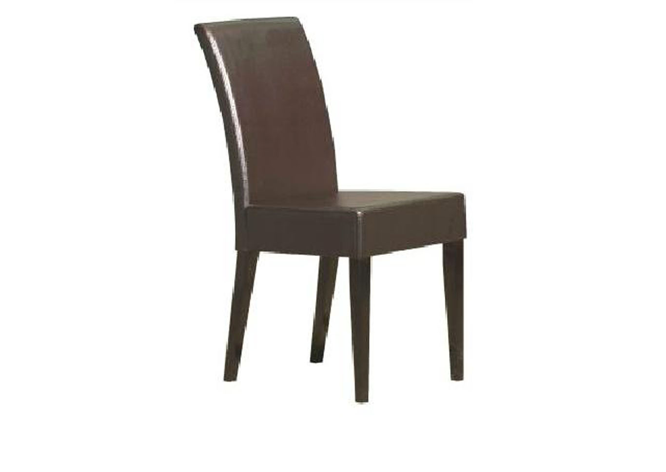 Paula Dark Brown Side Chair - Set of 2,Instore