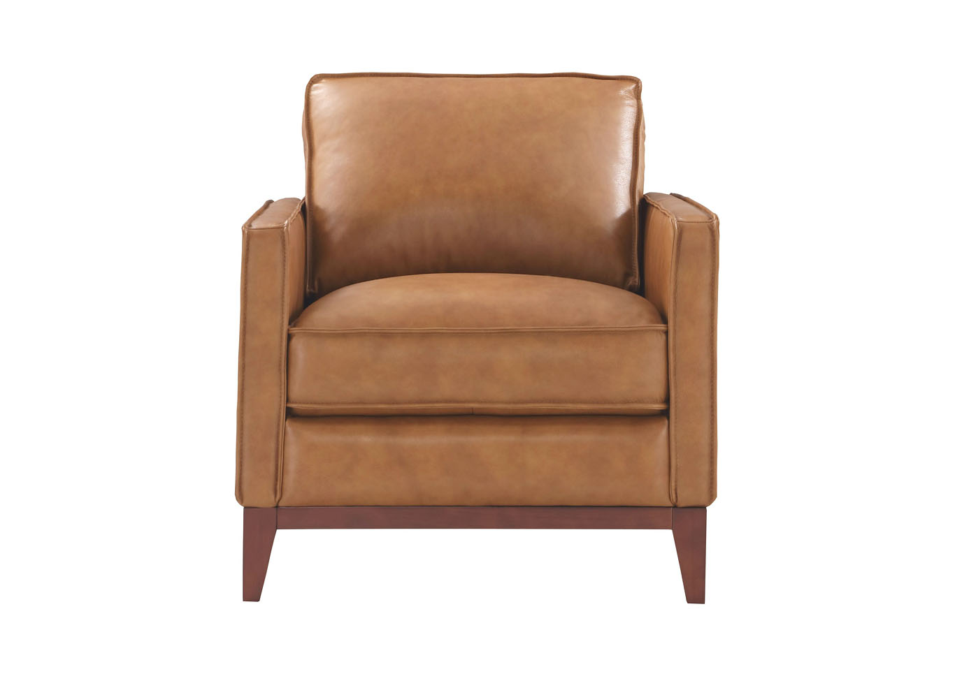 Carlsbad Leather Carmel Color sofa and chair