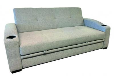 Reena Klick Media Sofa with Pull Out Pop Up Otttoman