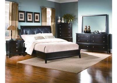 Image for Charlie Padded Panel Bed - California King
