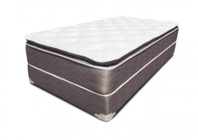 Value Comfort Pillow Top Mattress and Foundation - Queen