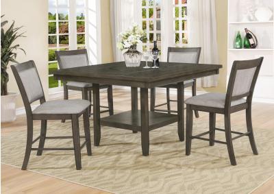 Image for Melrose Gray Counter Height Set - Table with 6 Stools