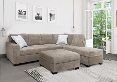 Cyprus Reversible Sectional - Beige