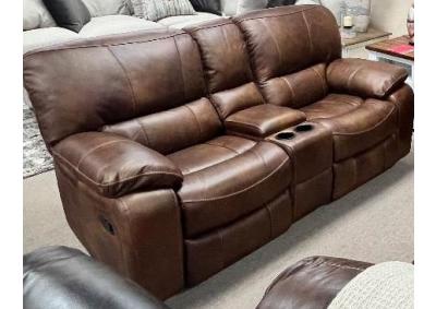 8625 Leather Reclining Loveseat 2041