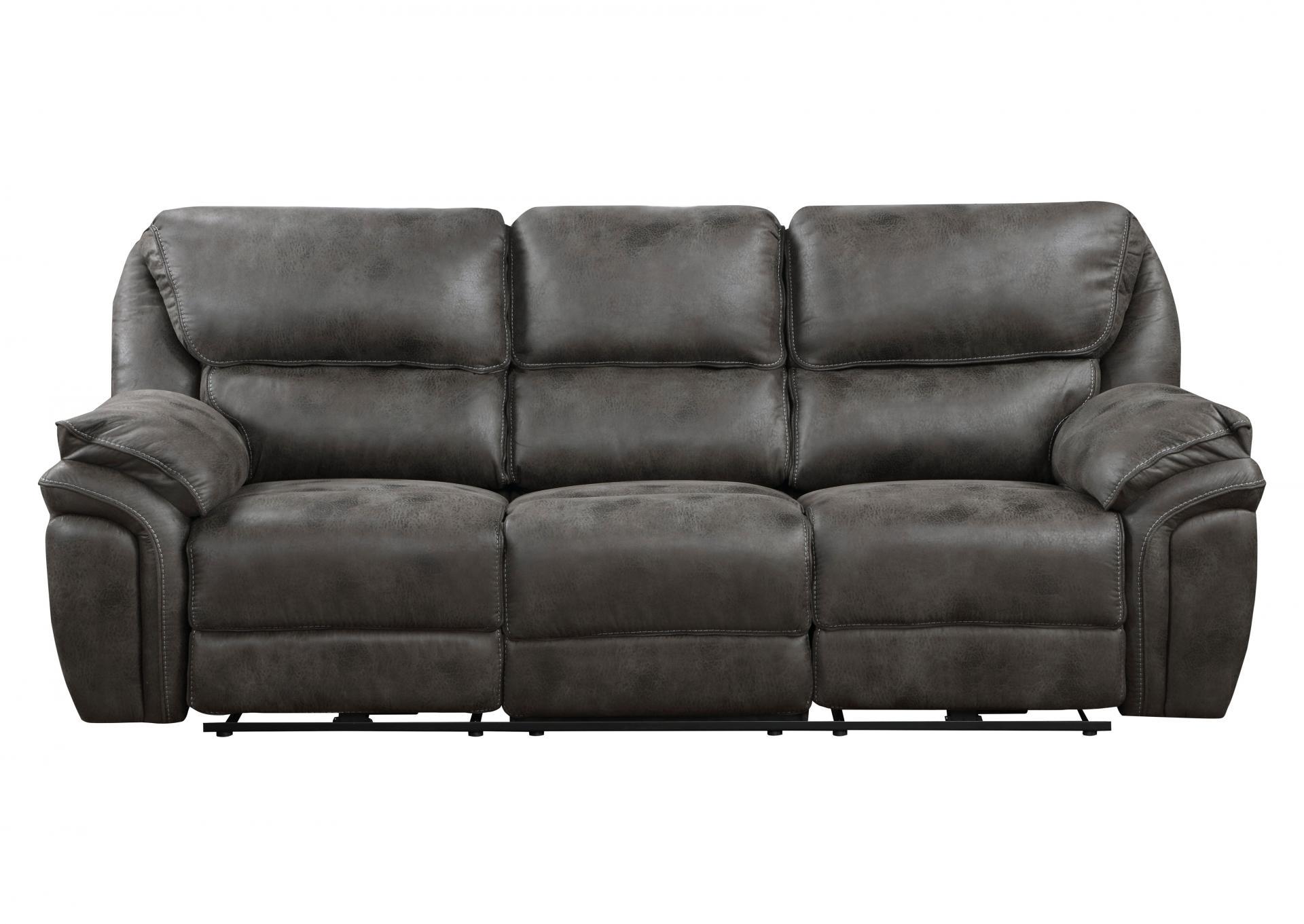 Proctor Double Reclining Sofa in Gray,Homelegance