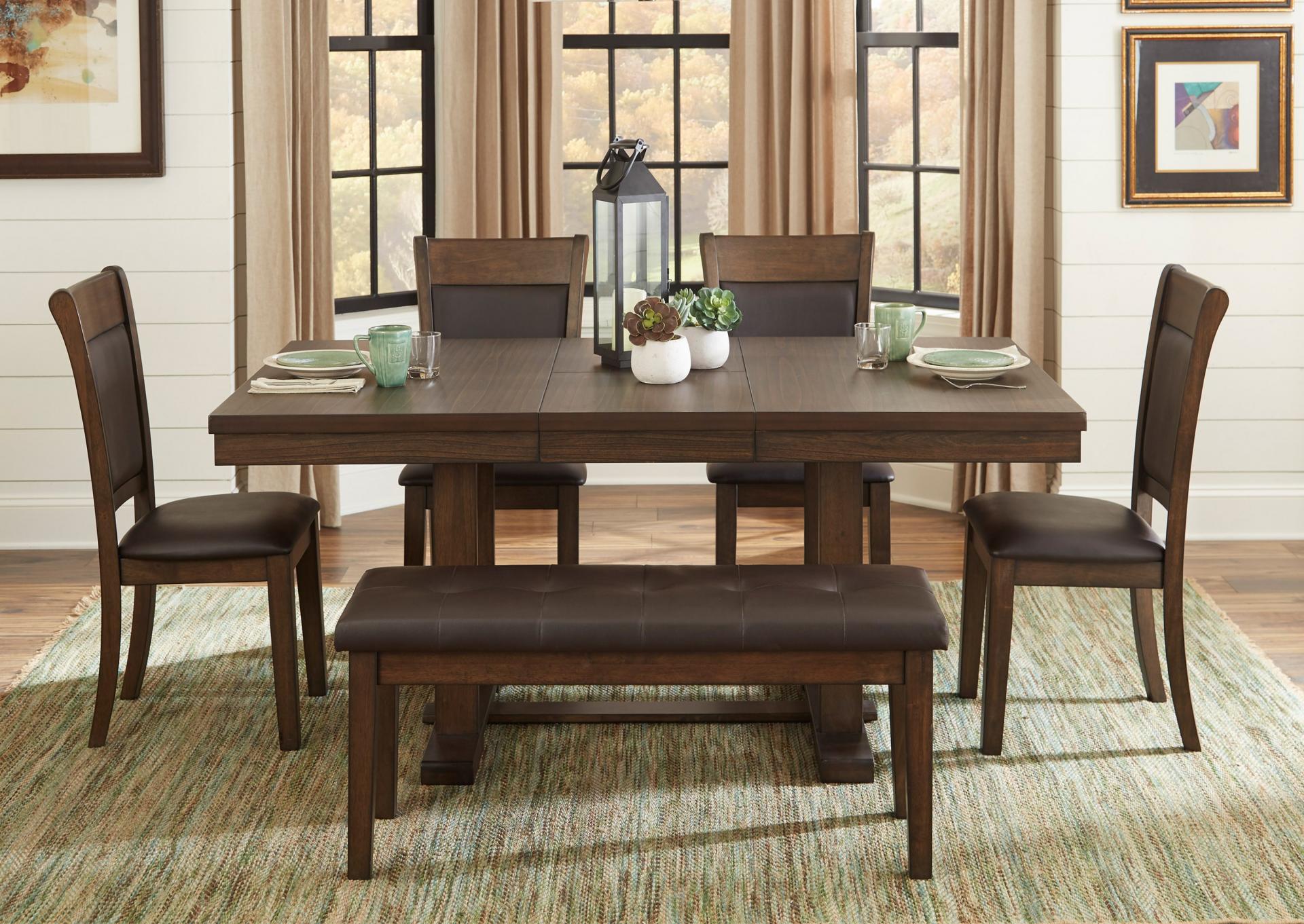 Wieland Table w/B.Fly Leaf 5pc Dining Set,Homelegance Dining Sets
