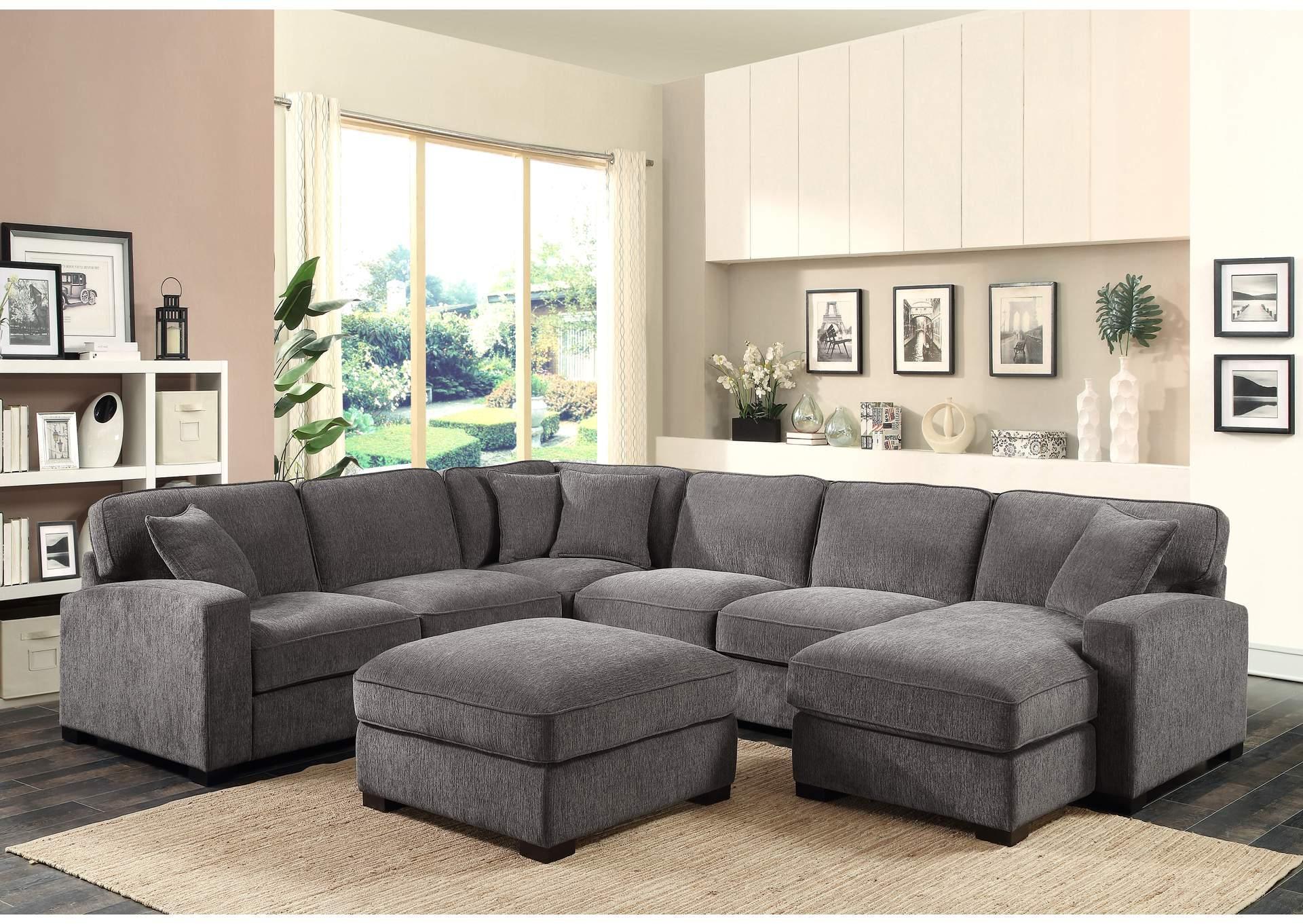 Repose 3 Piece Sectional,Emerald Home Furnishings