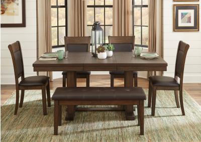 Image for Wieland Table w/B.Fly Leaf 5pc Dining Set