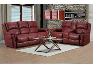 Image for Behold Home Red Sofa & Loveseat
