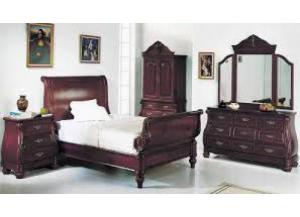 Image for Sierra Sleigh 5 Piece King Bed Set