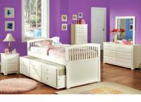 Bella 1 Twin Captain Bed with Trundle & Drawers