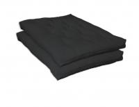 Image for Black Deluxe Innerspring Mattress Futon Pad