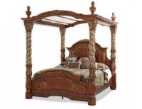 Image for Villa Valencia King Canopy Poster Bed