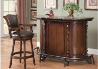 Image for Coaster Cherry Bar Unit w/Marble Top