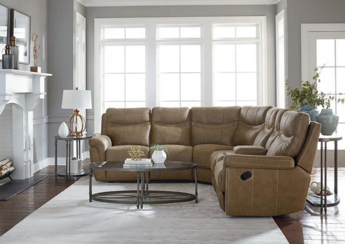 Leather Reclining Sectional,Store Products