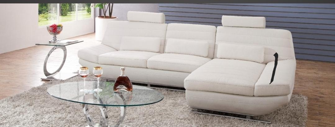 801 Italian Leather L Shape Sectional Sofa 2 COLORS,Pantek