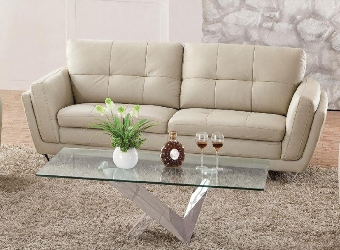 832 Italian Leather Living Room Sofa 2 COLORS,Pantek