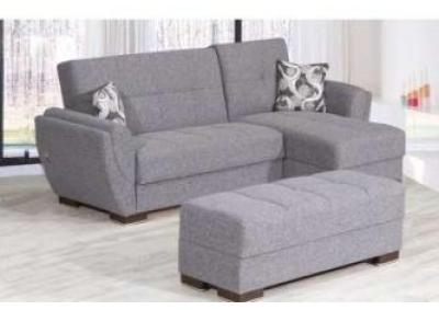 Image for Armada Air Sectional Click Clack Sofa Bed with storage and ottoman