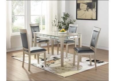 Image for Mirrored Dining Set 234-5