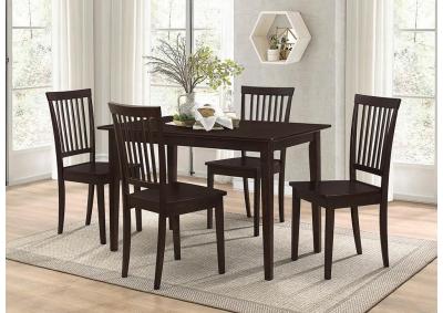Image for 5-Piece Dining Set Cappuccino 150152