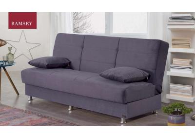 Image for Ramsey Armless Click Clack Sofa Bed With Storage
