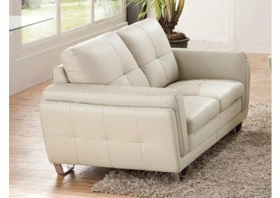 Image for 832 Italian Leather Living Room Loveseat 2 COLORS