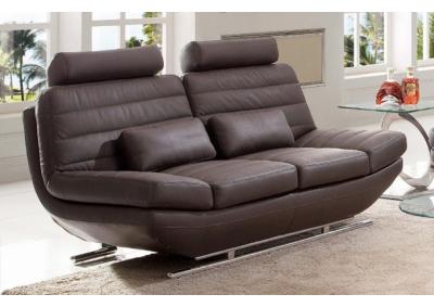 Image for 818 Italian Leather Living Room Loveseat 2 Colors