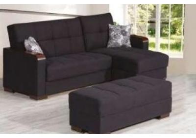 Image for Armada X Sectional Click Clack Sofa Bed with storage and ottoman