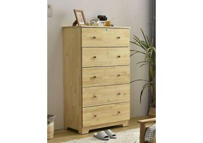 Solid Wood Chest Deep Drawers 4 Colors