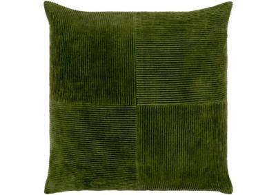 Image for Corduroy Quarters Olive Green Pillow