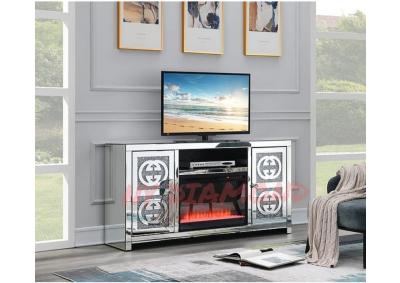 Image for BALTIMORE MIRRORED CRUSHED DIAMOND FIREPLACE