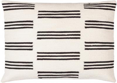 Image for Carlton cotton black and white pillow