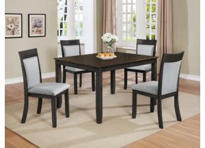 Image for CM-2214 Charlie 5Pcs Dinette ( Table + 4 Chairs)